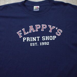 Vintage Fruit Of The Loom Best Flappy's Print Shop 92 Size XL